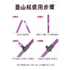 [秒杀]时行扶摇碳纤维可折叠轻量化登山杖 商品缩略图2