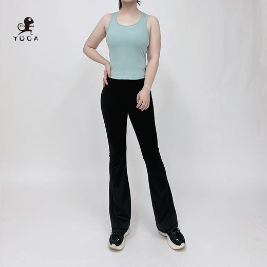 壁虎瑜伽【2506SY3572409KZ312】微喇超模两件套（一体式胸垫）【5天发货】 商品图4