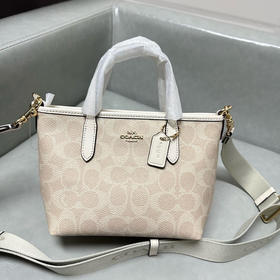 夏季特惠💰480 蔻驰C家CW032老花 实拍CITY MINI  TOTE手提斜挎托特包出货