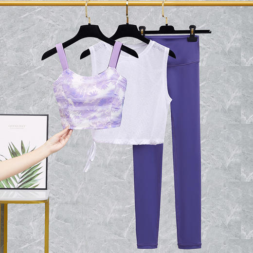 2025Luulu  Amazon Cross border Yoga Pants Pilates Yoga Suit Set 商品图9