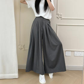 觅槿 法式西装裙裤 时尚百搭 高腰设计 显高显瘦 3018