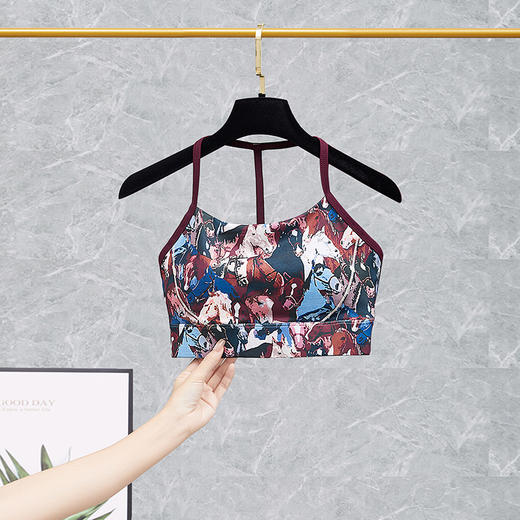 2025Luulu high-strength shock-absorbing running vest integrated chest cushion yoga suit 商品图8