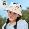 「9.9到手！儿童空顶遮阳帽」卡通防晒女童夏季防紫外线男童宝宝帽子草编太阳帽童装 商品缩略图1