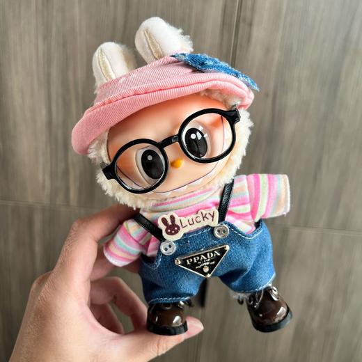 【labubu公仔娃衣，可爱换装搪胶套装！】拉布布17cm公仔娃衣 labubu衣服搪胶 可爱换装休闲套装 毛绒玩具衣服-QQ 商品图14