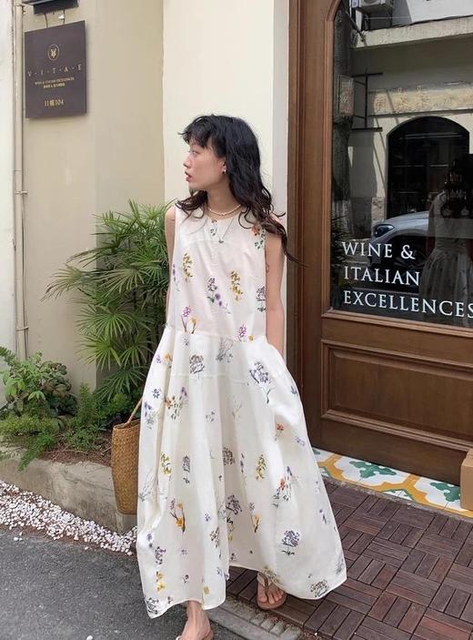 老米优品🎈3-5天！出片率300%《夏日碎花 连衣裙》显瘦版型！！后背做了隐形拉链方便穿脱✅上身轻薄飘逸的feel，贴身穿也是夏日舒适体验！ 下架 商品图3