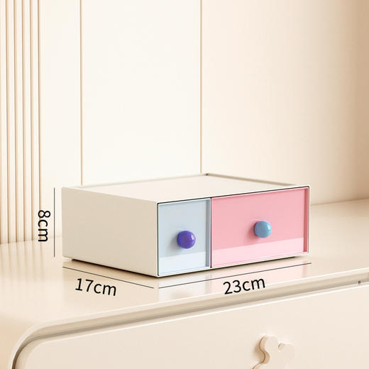 【小身材大容量！告别桌面杂乱】桌面抽屉式收纳盒巴黎浪漫风课桌文具笔筒收纳盒雪儿童大容量置物。ry 商品图11