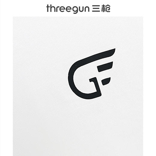 Threegun三枪 舒感棉圆领短袖长款女士打底衫-24148A011 商品图4