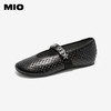 【张佳宁同款】MIO米奥玛丽珍鞋秋新款镂空银色女士平底单鞋M254452611 商品缩略图1