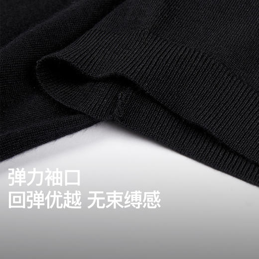 NPC潮牌100%极细美丽诺羊毛圆领短袖T恤男48支纱线透气NP52TE29 商品图1