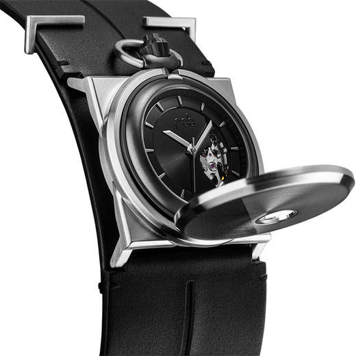 FOB | R40白银配黑色牛皮表带 商品图1