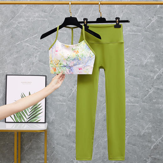 2025Luulu high-strength shock-absorbing running vest integrated chest cushion yoga suit 商品图2