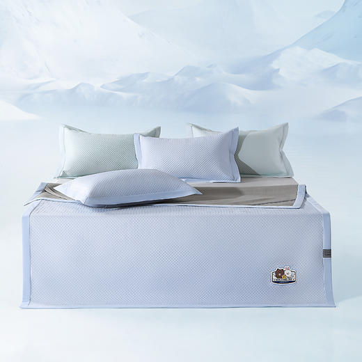 商超爆款【丝享布朗熊冰泉Chill云浮加厚款软席PRO-布朗熊系列】best 凉感科技 自然降温 长效冰凉 商品图0