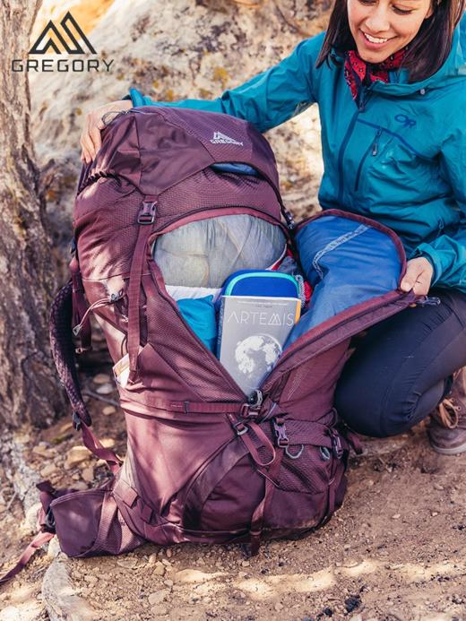Gregory格里高利 DEVA行疆60L女款重装徒步登山背包户外大容量双肩包 商品图3