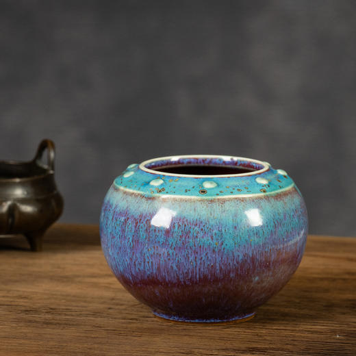 清	钧釉乳钉纹水盂 商品图1