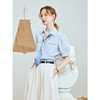 两三事 人间浅梦 2025夏季新款复古印花领带口袋翻领衬衫女宽松 商品缩略图3