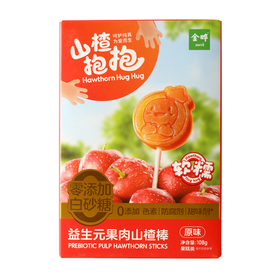 L山楂抱抱108g原味益生元果肉山楂棒
