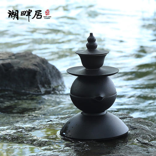 湖畔居西湖三潭印月青瓷茶具套装功夫茶具送礼套装 商品图3