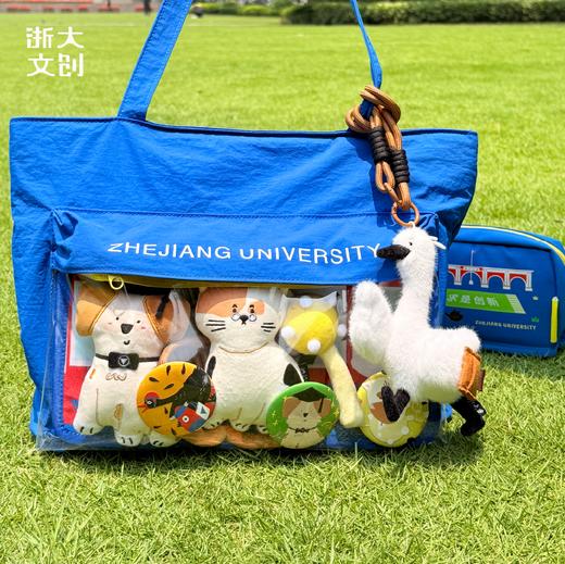 浙江大学萌宠系列单肩包-蓝 商品图2