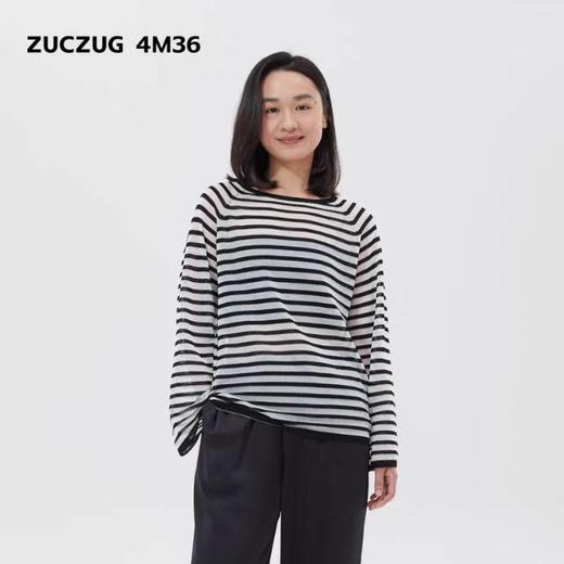 2楼素然清透棉混纺宽松罩衫吊牌价1250 商品图5