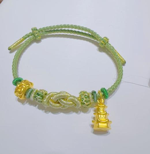 1F 老庙黄金 文昌手绳足金 商品图0