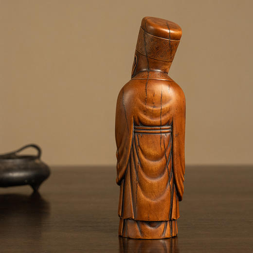 清	黄杨木雕文官像 商品图3