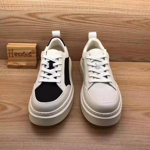 豪行2024年夏季新品时尚休闲韩版简约男单鞋板鞋14232151 商品图4