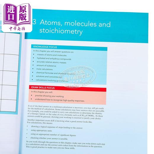 【中商原版】Chemistry Exam Preparation and Practice 剑桥国际AS & ALEVEL化学考试备考练习含电子版 第三版 商品图3