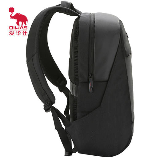 爱华仕（OIWAS）双肩包男士商务大容量USB充电接口背包4618黑色 商品图5