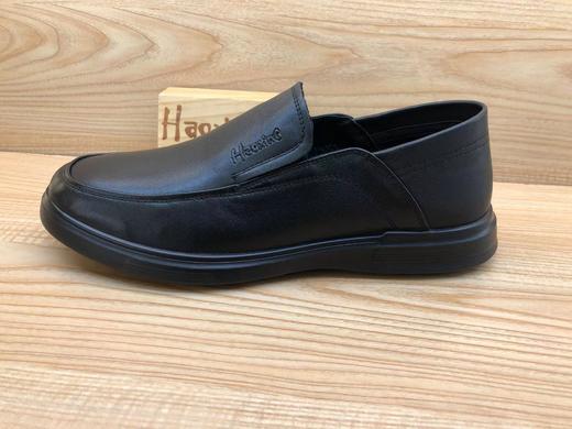 豪行2023年春季新品商务休闲真皮舒适轻便男单鞋13155622 商品图0