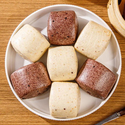 24个只要29.9！【凰麦穗】五黑五红馒头 添加20%铁棍山药 10种粗粮食材 暄软麦香浓 家人的健康早餐 商品图1