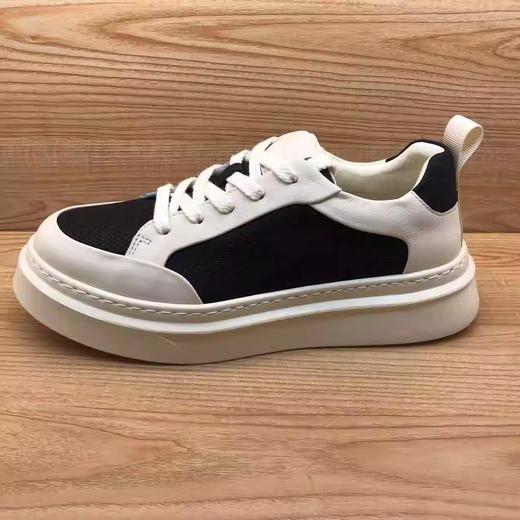 豪行2024年夏季新品时尚休闲韩版简约男单鞋板鞋14232151 商品图1