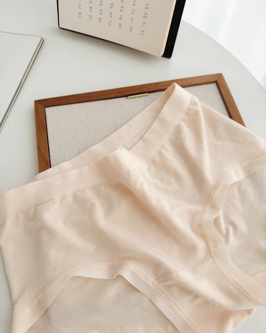 高品质女士50支莫代尔无缝裸氨内裤9748 商品图2