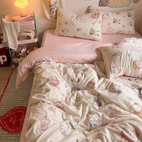 【YW】无忧购床上四件套梦系列-小碎花A类（截单后3-5天发货)