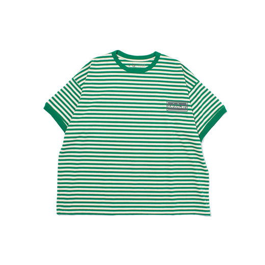 F/CE OHF/CE BORDER TEE 复古条纹宽松廓形圆领短袖T恤 商品图3