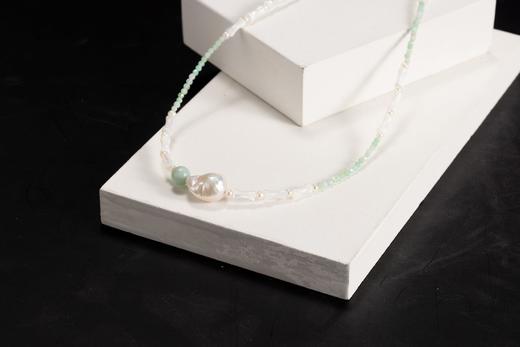 珍珠【青黛｜听雨洒竹林】清冷感配色绝美|天然珍珠 商品图0