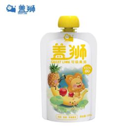 L盖狮100g凤梨香蕉苹果可吸果泥