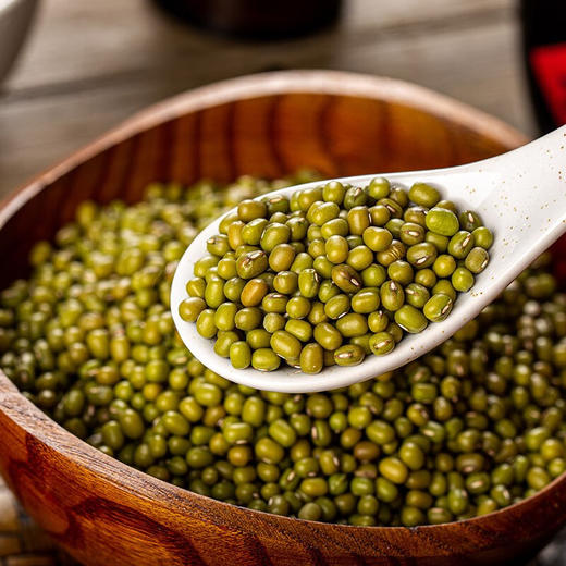 今粮道 精选绿豆450g【周日不发货】  绿豆清热之功在皮，解毒之功在肉 商品图1