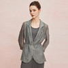 QF116斯尔丽25新款时尚气质三件套休闲宽松版外套内针织舒适套装 商品缩略图2