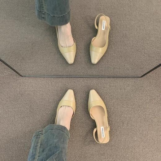 【敲好看】时尚法式尖头玛丽珍凉鞋女夏季轻便温柔休闲单鞋。ry 商品图4