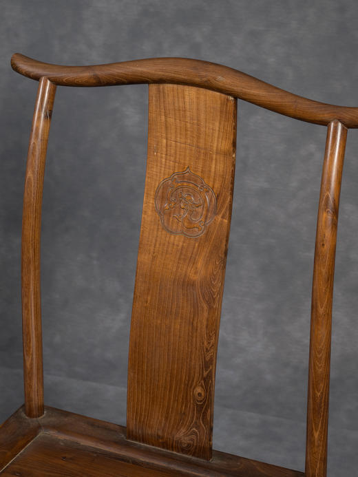 清	柞榛木螭龙纹灯挂椅成堂（一堂四只） 商品图4