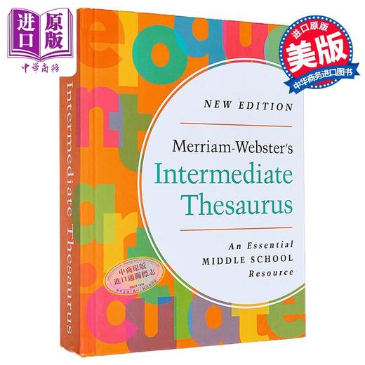 【中商原版】Merriam-Webster’s Intermediate Thesaurus 麦林韦氏中级同义辞典2023版 初中生适用 商品图0