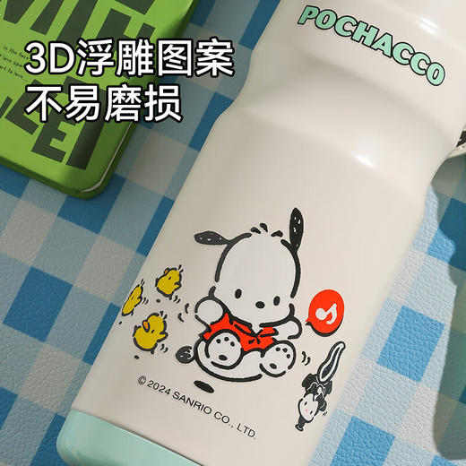 BEDDYBEAR杯具熊 户外运动水杯男女士保温杯保冷大容量上学用水杯便携送礼物316不锈钢卡通杯子 600ml 商品图9