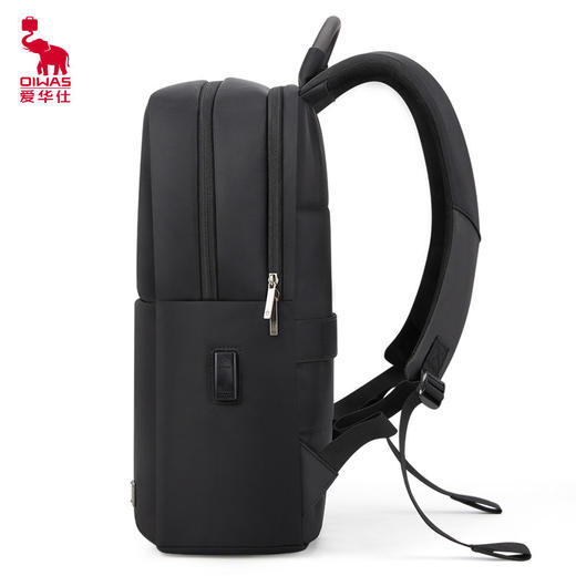 爱华仕（OIWAS） 男士电脑背包15寸笔记本包大容量学生书包4696G 商品图2