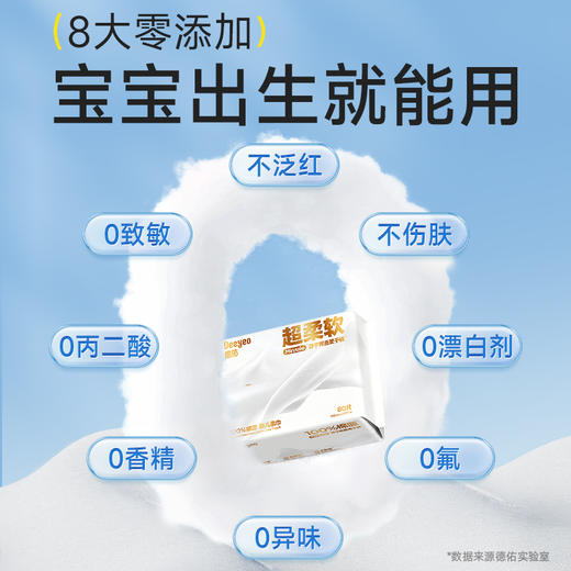 德佑棉赛尔绵柔巾80抽 商品图3