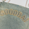 GOODBAI logo贴布绣水洗牛仔贴身拉链吊带背心 商品缩略图4