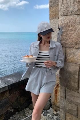 HAYES 韩系休闲外套短裤套装 20454