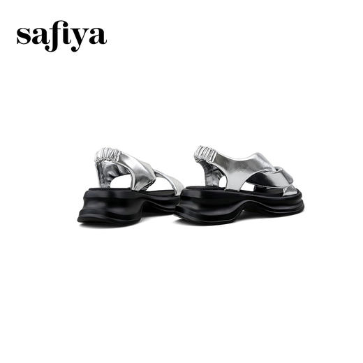 Safiya/索菲娅2025时尚运动厚底高级感百搭外穿休闲露趾凉鞋SFD2115408 商品图4