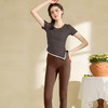 Luulu2025 Spring/Summer New Pilates Training Short Sleeve Fitness Top Sports Set 商品缩略图5