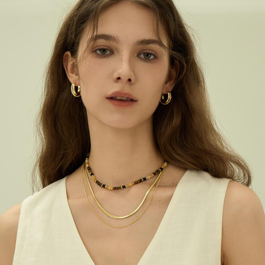 ARSIS｜自由搭配系列 双层蛇骨链项链 商品图5