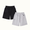 NPC潮牌NPC中腰纯黑短裤运动短裤夏季纯色凉感侧边织带NP55SR49 商品缩略图1